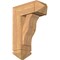 Ekena Millwork Funston Arts and Crafts Smooth Bracket w/ Offset Brace, Western Red Cedar, 7 1/2"W x 18"D x 26"H BKT0806X18X26FST03SWR - alternate 1